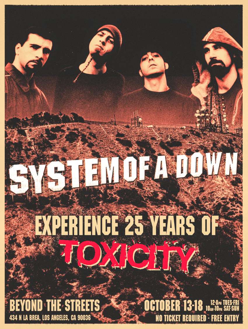 System of a Down x Beyond the Streets exhibit 2026