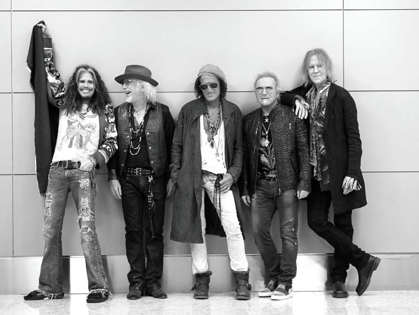 Aerosmith 2026 promo photo for Cali shows