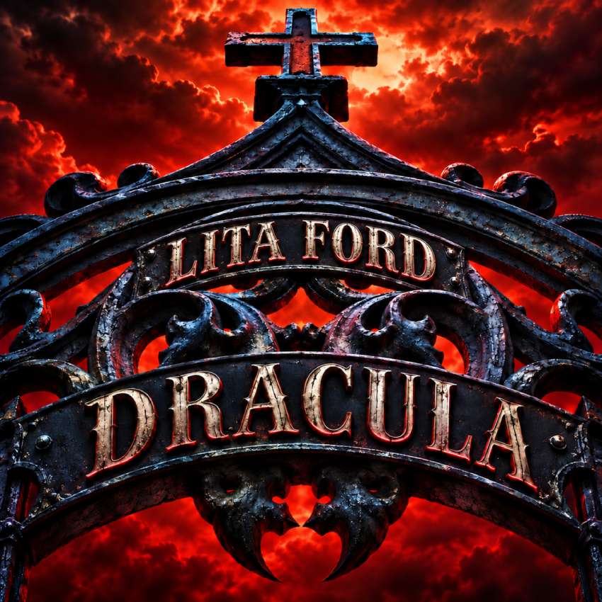 Lita Ford "Dracula" cover art
