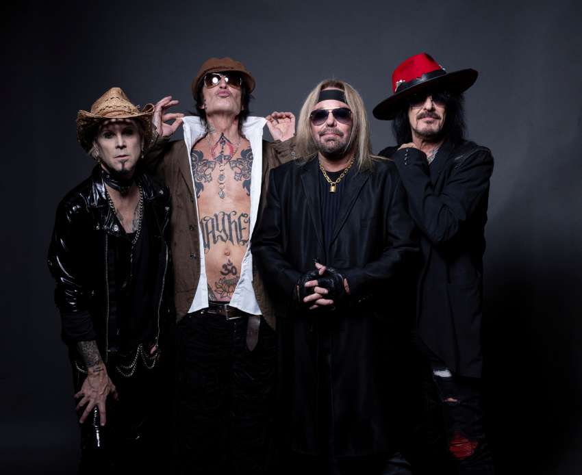 Mötley Crüe band promo photo for 2026